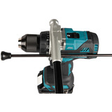 Makita Akku-Schlagbohrschrauber DHP492RTJ, 18Volt blau/schwarz, 2x Li-Ionen-Akku 5,0Ah, MAKPAC Gr.2