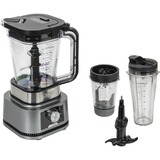 Ninja Foodi 3-in-1 Power Nutri Standmixer mit Smart Torque & Auto-iQ silber/schwarz, 1.200 Watt, 2,1 Liter & 0,7 Liter