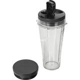Ninja Foodi 3-in-1 Power Nutri Standmixer mit Smart Torque & Auto-iQ silber/schwarz, 1.200 Watt, 2,1 Liter & 0,7 Liter