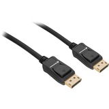 Sharkoon Kabel Displayport 1.4 (Stecker > Stecker) 8K schwarz, 1 Meter