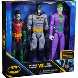 Spin Master Batman 30 cm Figuren-Set aus Batman (Rebirth), Robin und Joker, Spielfigur 