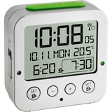 TFA Digitaler Funk-Wecker mit Temperatur BINGO silber/grün