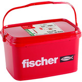 fischer Dübel DuoPower 6x50 hellgrau/rot, 1.500 Stück, Eimer