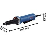 Bosch Geradschleifer GGS 30 LPS Professional blau, 750 Watt, lange, schlanke Schleifspindel