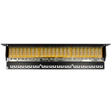 DeLOCK 19" Patchpanel 24 Port Cat.6 grau, 1 HE