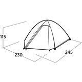 Easy Camp Kuppelzelt Rondane 2 dunkelgrün, Modell 2025