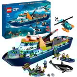 LEGO 60368 City Arktis-Forschungsschiff, Konstruktionsspielzeug 