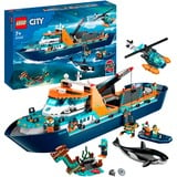 LEGO 60368 City Arktis-Forschungsschiff, Konstruktionsspielzeug 