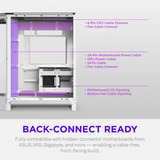 NZXT H6 ( 2026 ) All White, Tower-Gehäuse weiß, Tempered Glass x 2