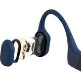 Shokz OpenRun, Kopfhörer blau, Eclipse Blau, Bluetooth, Laden über USB-C