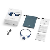 Shokz OpenRun, Kopfhörer blau, Eclipse Blau, Bluetooth, Laden über USB-C
