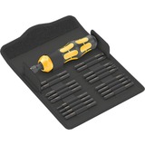 Wera Kraftform Kompakt 900 Set 1, mit Schlagschraubendreher, Bit-Satz schwarz/gelb, 1/4", 19-teilig