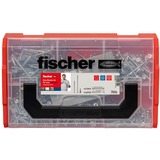 fischer FixTainer PowerFast II Senkkopf TG/VG TX, Schrauben-Set 702 Teile, Teil- und Vollgewinde, verzinkt