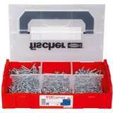 fischer FixTainer PowerFast II Senkkopf TG/VG TX, Schrauben-Set 702 Teile, Teil- und Vollgewinde, verzinkt