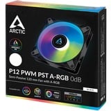 ARCTIC P12 PWM PST A-RGB 0dB 120x120x25, Gehäuselüfter schwarz, 120 mm