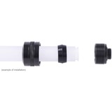 Alphacool Eiszapfen PRO 13mm HardTube Fitting G1/4 - Deep Black, Verbindung schwarz (matt), für Acrylrohre, Messingrohre, Carbonrohre