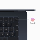Apple MacBook Air (15") 2023 CTO, Notebook schwarz, M2, 10-Core GPU, macOS Ventura, Deutsch, 2 TB SSD