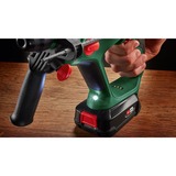 Bosch Akku-Bohrhammer UniversalHammer 18V BARETOOL, Adapter grün/schwarz, ohne Akku und Ladegerät, POWER FOR ALL ALLIANCE