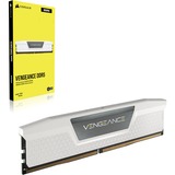 Corsair DIMM 32 GB DDR5-5600 (2x 16 GB) Dual-Kit, Arbeitsspeicher weiß, CMK32GX5M2B5600C36W, Vengeance, XMP
