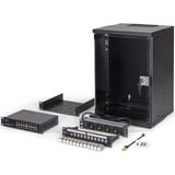 Digitus Netzwerk-Set SOHO Pro 10" 315x300 mm (BxT), IT-Schrank schwarz, 9 Höheneinheiten