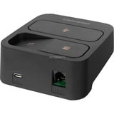 HP Poly MDA105 QD USB-A Analog-Switch schwarz, Umschalter PC / Festnetz