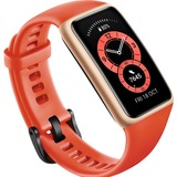 Huawei Band 6, Smartwatch rotgold, Silikonarmband in Amber Sunrise