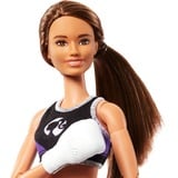 Mattel Barbie Made to Move Boxerin-Puppe brünette Puppe mit Sportdress und Boxhandschuhen