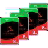 Seagate IronWolf NAS 4 x 8 TB Bundle, Festplatte SATA 6 Gb/s, 3,5", 4er Bundle