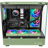 Thermaltake CT120 Reverse ARGB Sync PC Cooling Fan Matcha Green, Gehäuselüfter hellgrün, 2er Pack, ohne Controller, Reverse, 120 mm