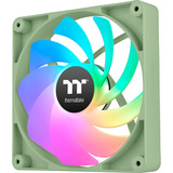 Thermaltake CT120 Reverse ARGB Sync PC Cooling Fan Matcha Green, Gehäuselüfter hellgrün, 2er Pack, ohne Controller, Reverse, 120 mm