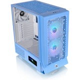 Thermaltake Ceres 330 TG ARGB , Tower-Gehäuse hellblau, Tempered Glass