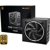 be quiet! Pure Power 12M 1000W, PC-Netzteil schwarz, 1x 12-Pin High Power GPU, 4x PCIe, Kabel-Management, 1000 Watt