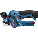 Bosch Akku-Hobel GHO 12V-20 Professional, 12Volt, Elektrohobel blau/schwarz, 2x Li-Ionen Akku 3,0Ah