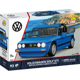 COBI Volkswagen Golf GTI British Version Cabriolet (1984), Konstruktionsspielzeug blau, Maßstab 1:35