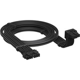 Corsair Typ 5 > 90°-12V-2x6-GPU-Stromkabel (Stil A) schwarz, 65cm, Sense Pins unter dem 12-poligen Anschluss