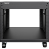 Digitus Universal 19-Zoll Equipment Rack mit Rollen, Rack, Server-Gehäuse schwarz, 8 Höheneinheiten