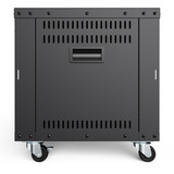 Digitus Universal 19-Zoll Equipment Rack mit Rollen, Rack, Server-Gehäuse schwarz, 8 Höheneinheiten