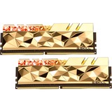 G.Skill DIMM 32 GB DDR4-4800 (2x 16 GB) Dual-Kit, Arbeitsspeicher gold (glänzend), F4-4800C20D-32GTEG, Trident Z Royal Elite, INTEL XMP