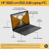 HP 15-fc0155ng, Notebook schwarz, AMD Ryzen 5 7520U, AMD Radeon Graphics, 16 GB LPDDR5, 512 GB (512 GB SSD), ohne Betriebssystem