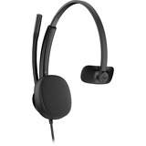 HP Poly Mission 415 Mono-USB-Headset Classic (kabelgebunden) schwarz, USB Type-C und Type-A, Schaumstoff-Ohrpolster (Oberflächenmaterial)