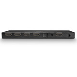 Lindy 4 Port HDMI 2.0 Splitter, HDMI Splitter schwarz, 18G, mit Audio