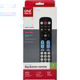 One for all Big Button, Fernbedienung schwarz