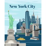 Ravensburger CreArt - Colorful New York City, Malen 