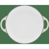 Tefal Servierpfanne LOV Gusseisen Ø 28cm beige, mit Deckel, 3,8 Liter