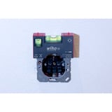 Wiha Mini-Wasserwaage Pocket 8 cm  grau/rot, mit Magnet 