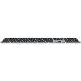 Apple Magic Keyboard mit Touch ID und Ziffernblock, Tastatur silber/schwarz, DE-Layout, für Mac Modelle mit Apple Chip