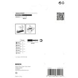 Bosch PRO Impact Bit-Satz, 1/4", PH, PZ, TX, 8-teilig schwarz, mit Standard-Bithalter und Pick and Click-Index