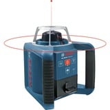 Bosch Professional Rotationslaser GRL 300 HV Professional blau/schwarz, rote Laserlinie, mit Laser-Empfänger LR 1, in L-BOXX