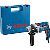 Bosch Schlagbohrmaschine GSB 16 RE Professional blau/schwarz, Koffer, 750 Watt