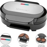 Clatronic Hamburger-Grill HBM 3696, Kontaktgrill edelstahl/schwarz, 1.000 Watt